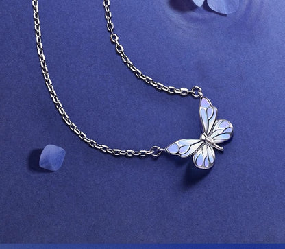 [Limited Edition] Luminous Dream Purple Butterfly Necklace