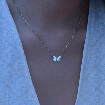 [Limited Edition] Luminous Dream Purple Butterfly Necklace