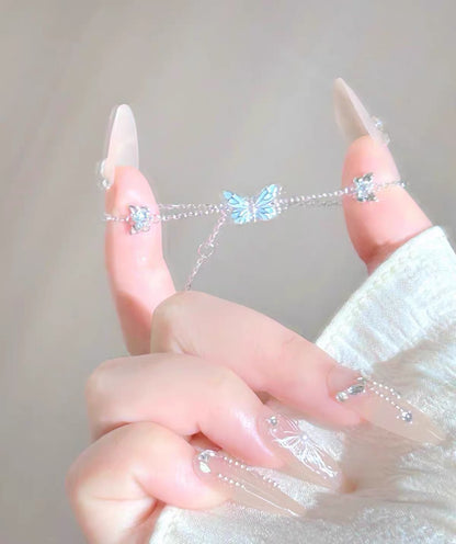 Luminous Dream Blue Butterfly Bracelet
