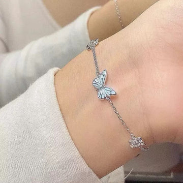 Luminous Dream Blue Butterfly Bracelet